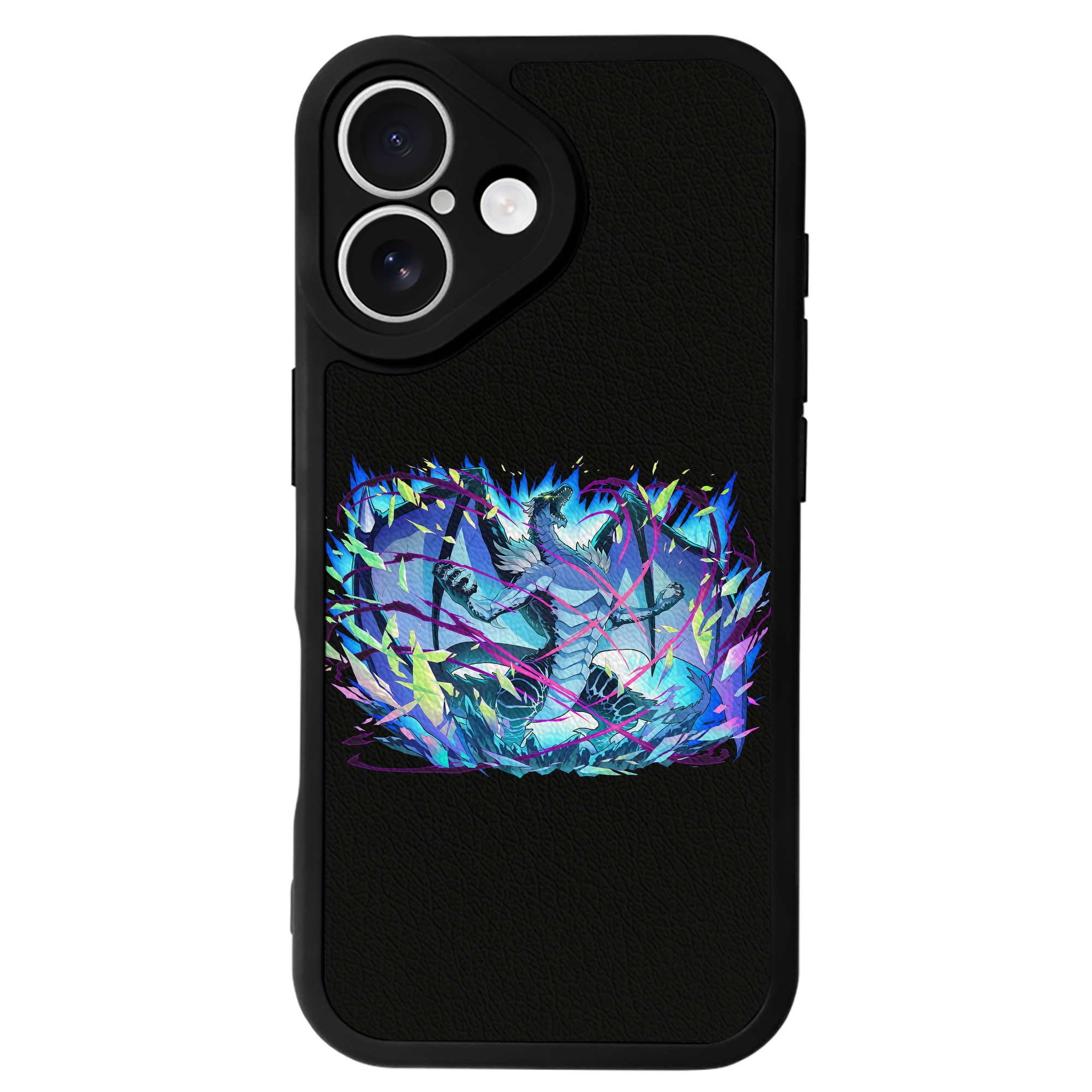 （画像用） 転スラ Regarding Reincarnated to Slime 【iPhone 16シリーズ対応】シリコンスマホケース（レザー調） 材質：シリコン